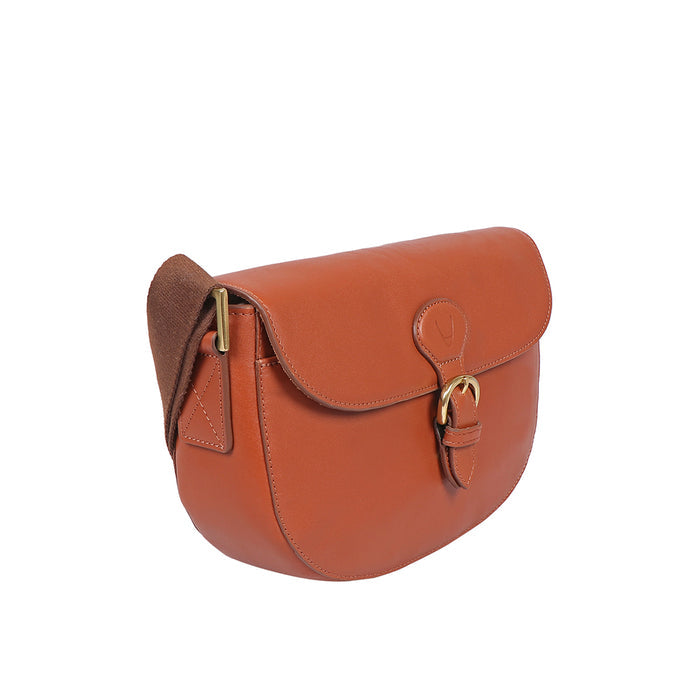 Pampas 02 Tan Leather Sling Bag