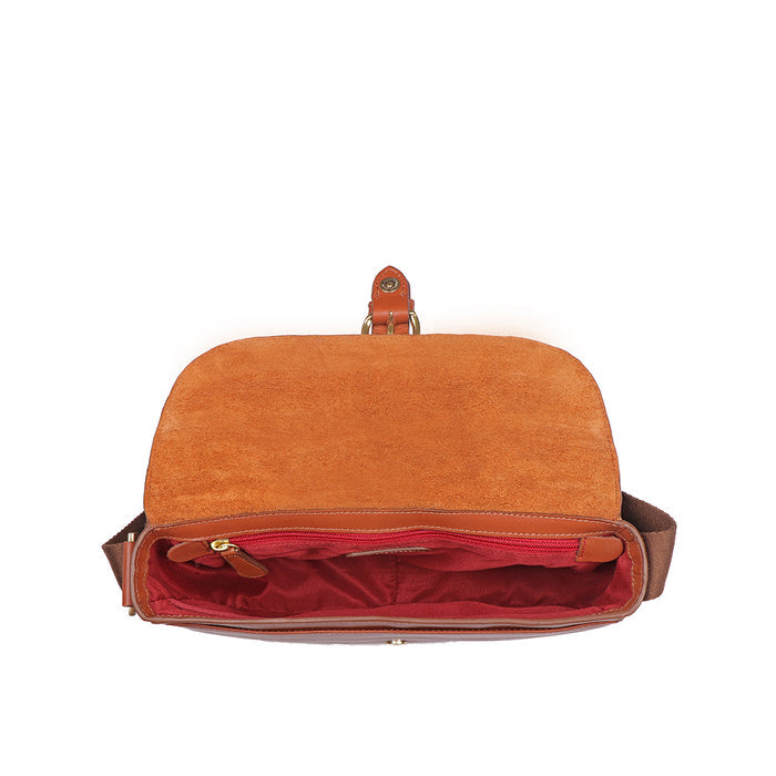 Pampas 02 Tan Leather Sling Bag