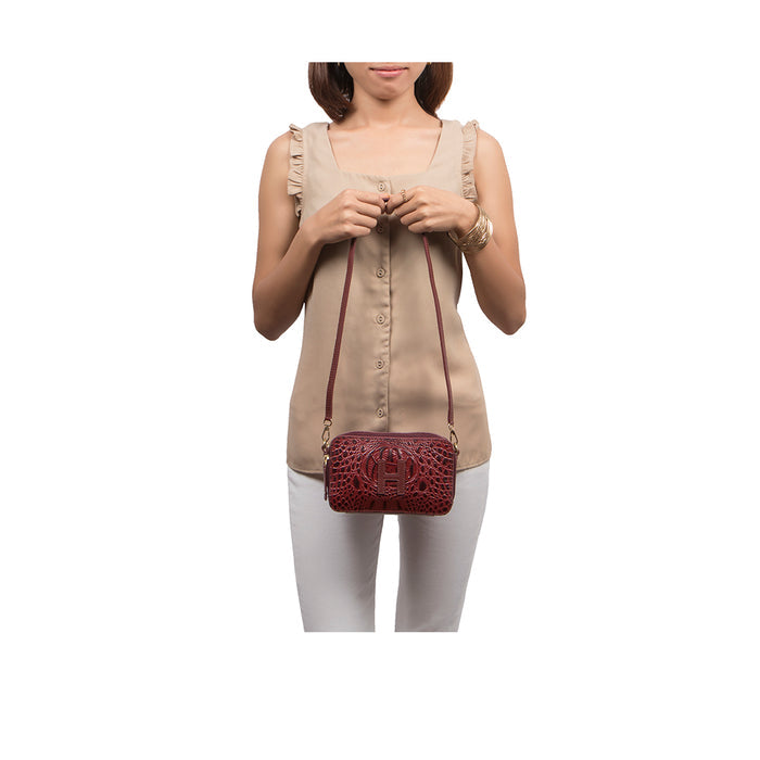 Panama 01 Marsala Leather Crossbody