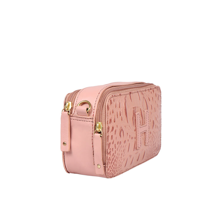 Panama 01 Pink Leather Crossbody