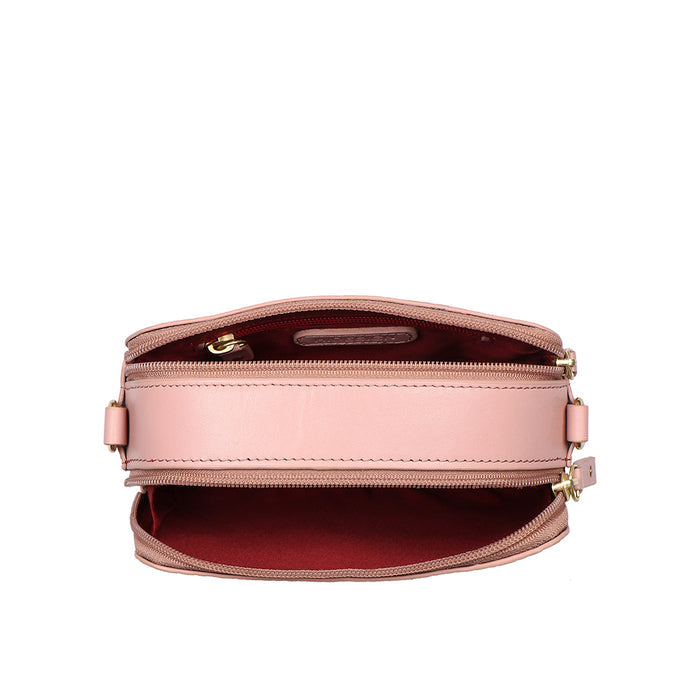 Panama 01 Pink Leather Crossbody