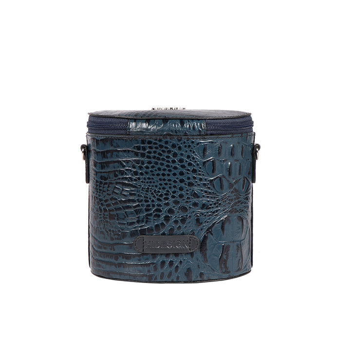 Panama 03 Blue Leather Sling Bag