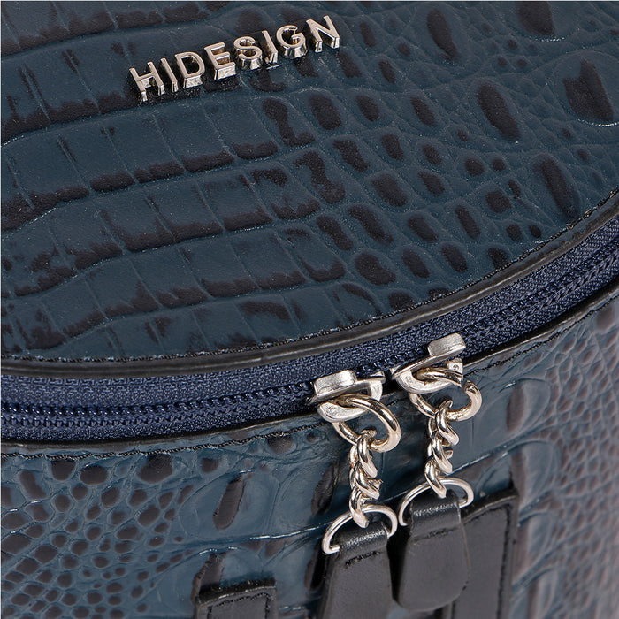 Panama 03 Blue Leather Sling Bag
