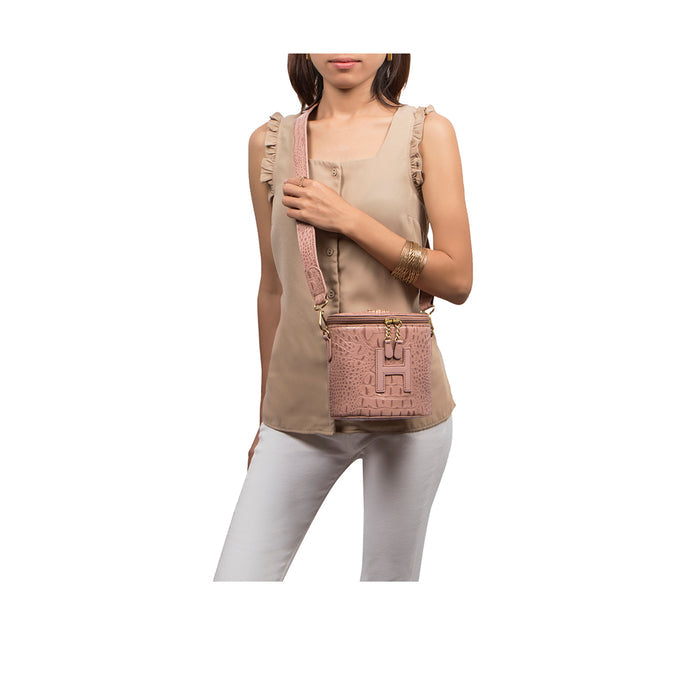 Panama 03 Pink Leather Sling Bag