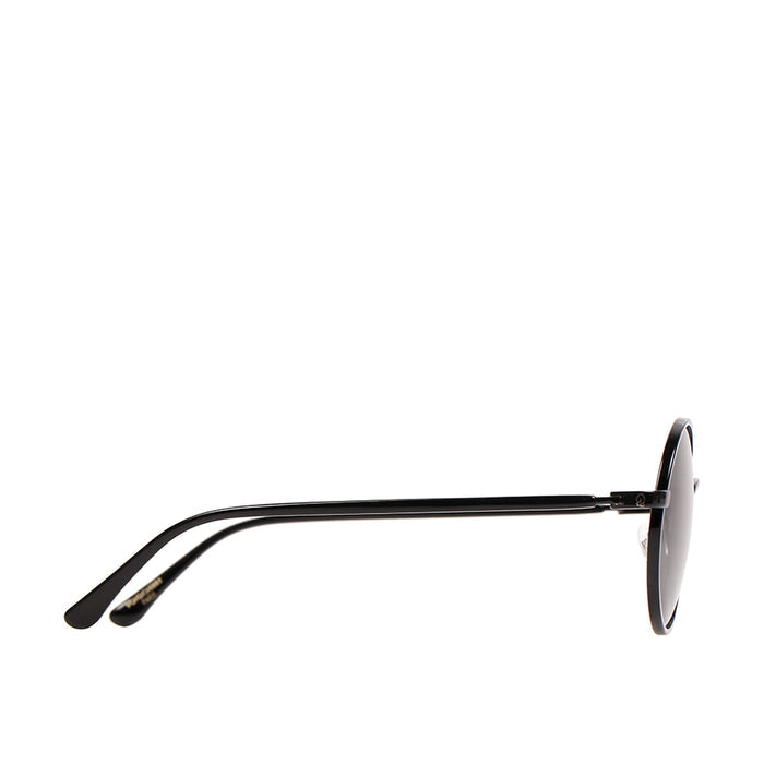 Paris Women's Black Round Sunglasses