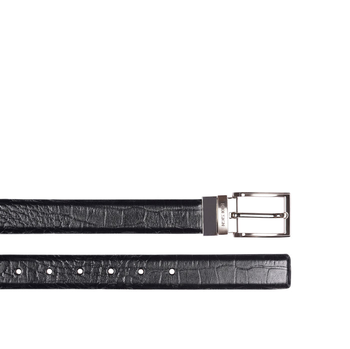 Paros Alex 01 Men's Black Reversible Leather Belt