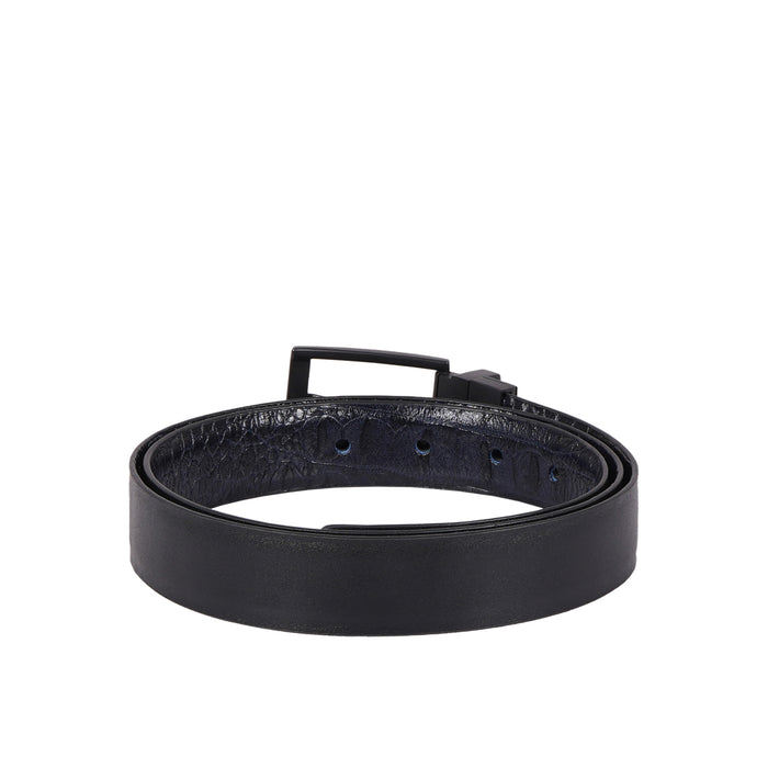 Paros Piero Men's Blue Reversible Leather Belt