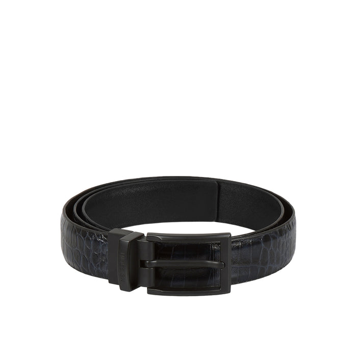 Paros Piero Men's Blue Reversible Leather Belt