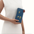 Parrot W1 Blue Leather Bi-Fold Wallet