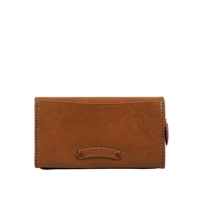 Parrot W1 Tan Leather Bi-Fold Wallet