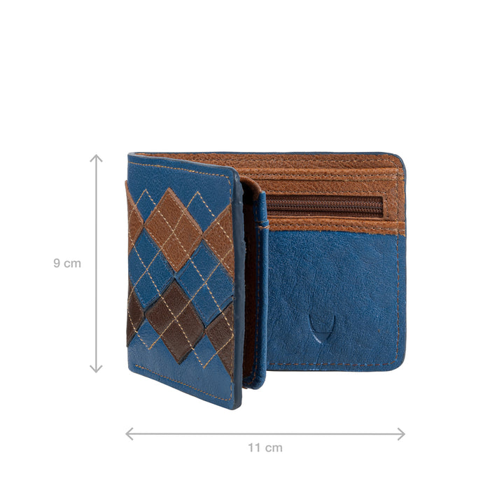 Patagonia W1 Blue Leather Bi-Fold Wallet