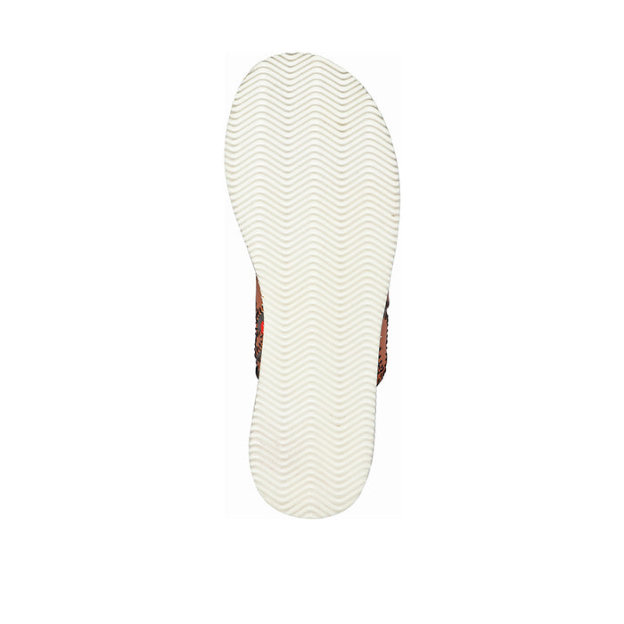 Patti Women's Black Leather Strap Sandals