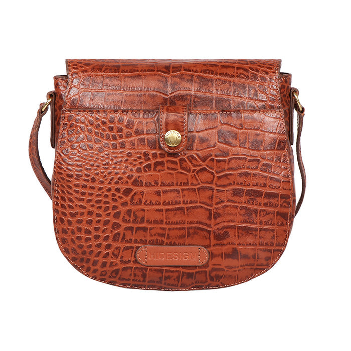 Paula 01 Tan Leather Crossbody