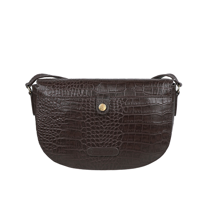 Paula 02 Brown Leather Crossbody