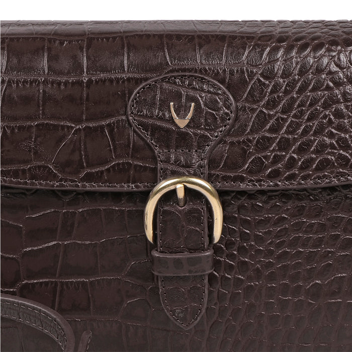 Paula 02 Brown Leather Crossbody