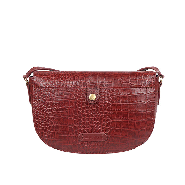 Paula 02 Red Leather Crossbody
