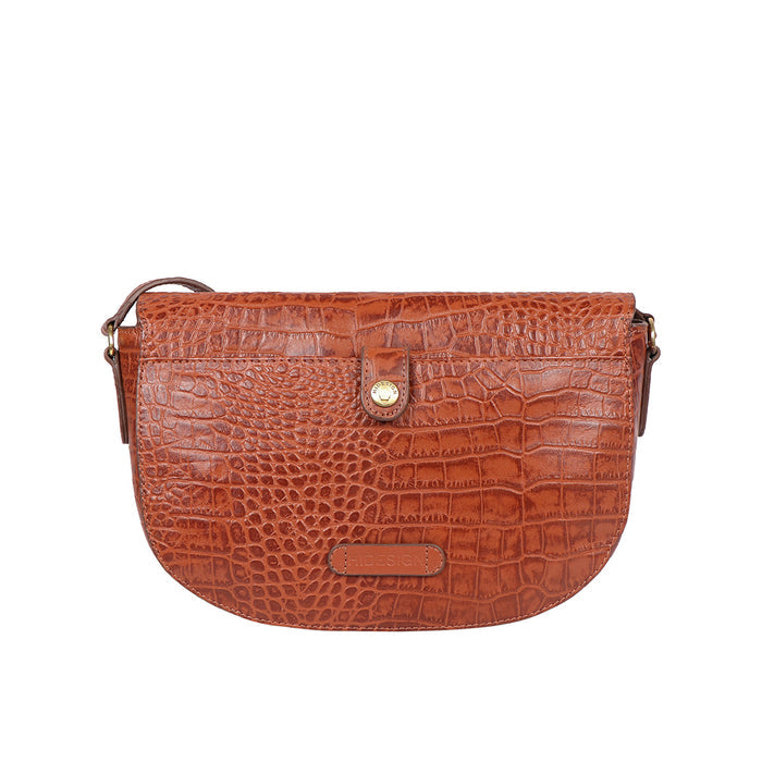 Paula 02 Tan Leather Crossbody