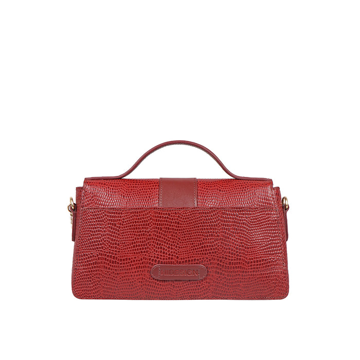 Peggy 02 Red Leather Sling Bag