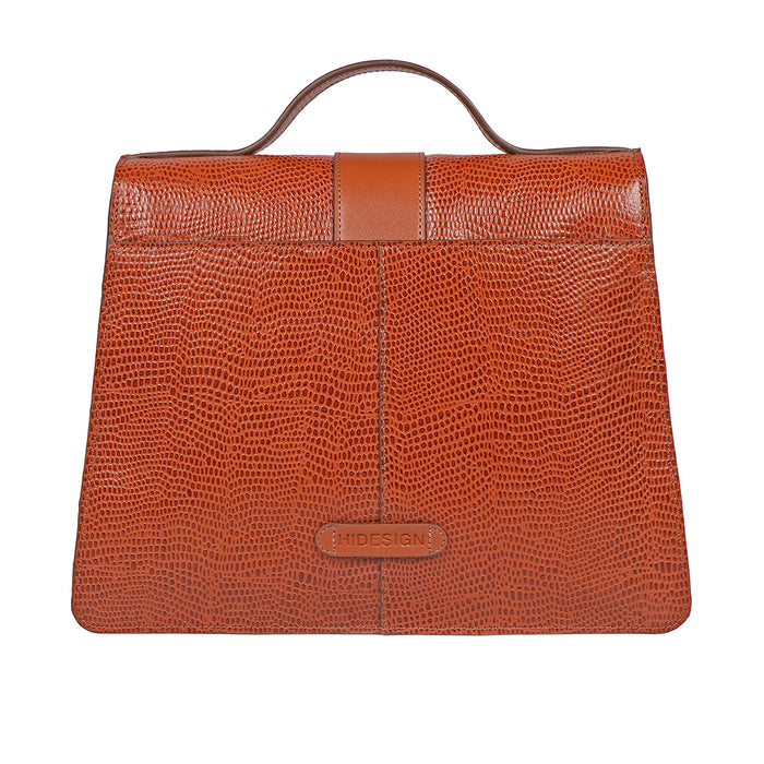 Peggy 03 Tan Leather Satchel