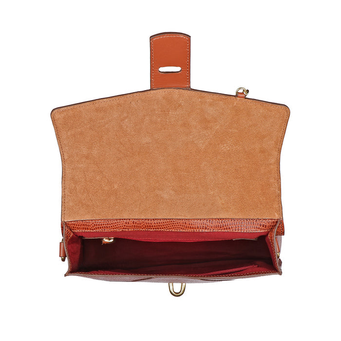 Peggy 03 Tan Leather Satchel