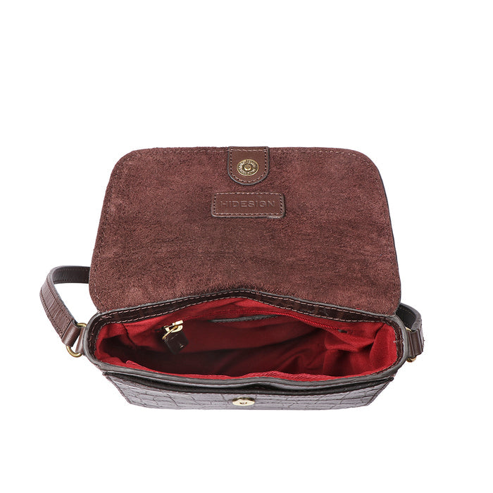 Peru 01 Brown Leather Crossbody