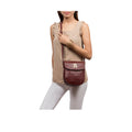 Peru 01 Red Leather Crossbody