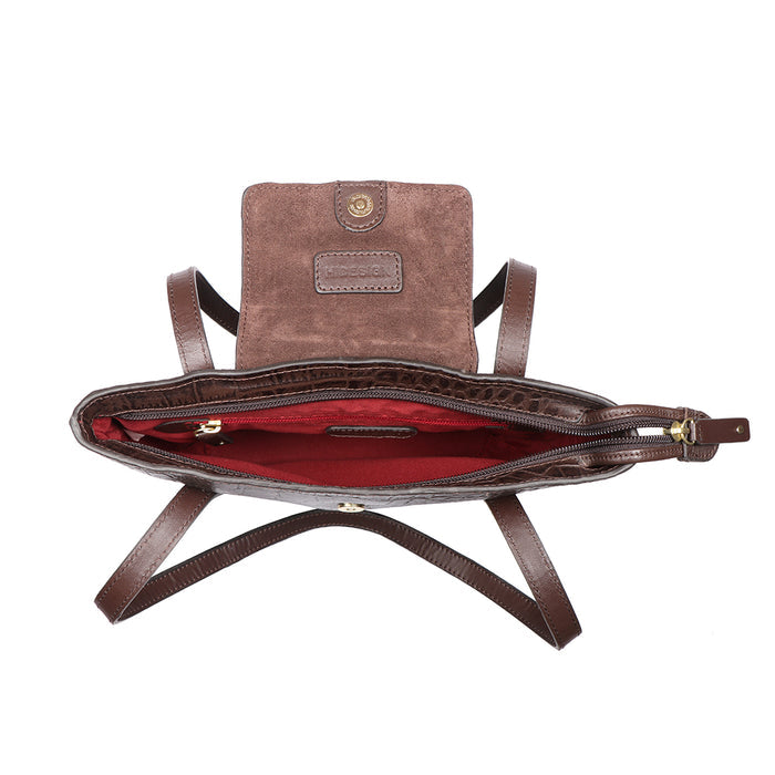 Peru 02 Brown Leather Tote Bag