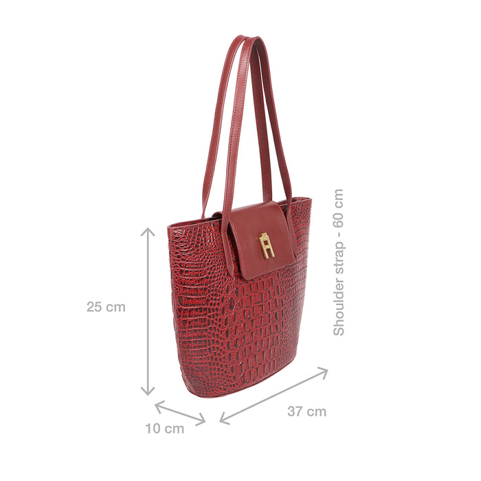 Peru 03 Marsala Leather Tote Bag