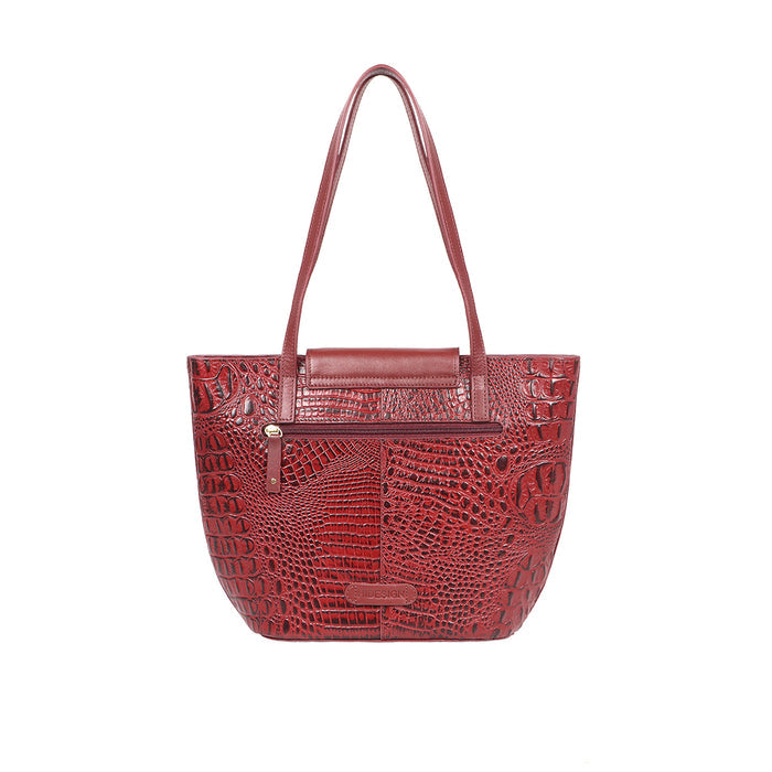 Peru 03 Marsala Leather Tote Bag