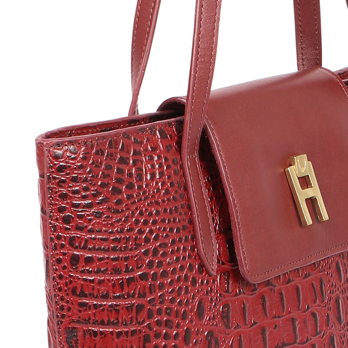 Peru 03 Marsala Leather Tote Bag