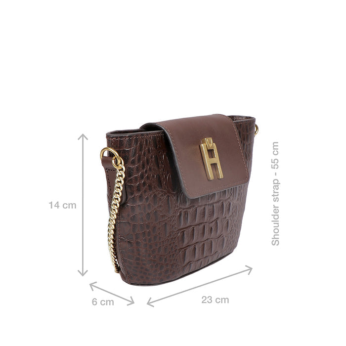 Peru 04 Brown Leather Sling Bag