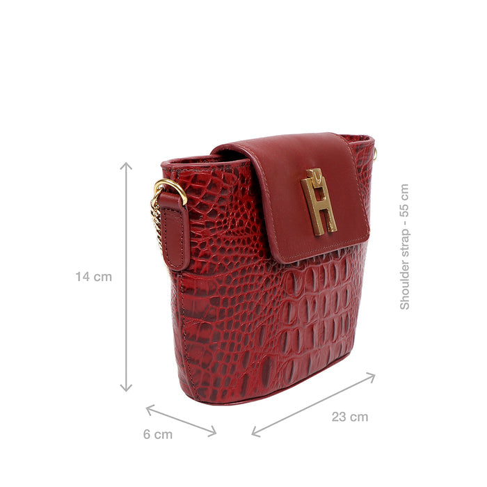 Peru 04 Marsala Leather Sling Bag