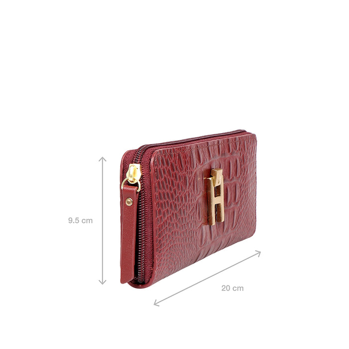 Peru W1 Marsala Leather Zip Around Wallet