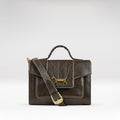 Peyote 02 Green Leather Sling Bag
