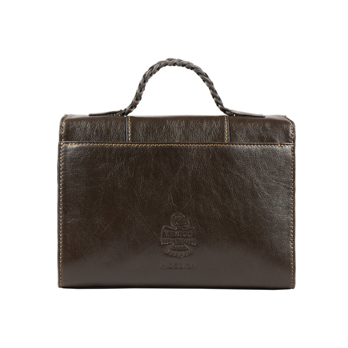 Peyote 02 Green Leather Sling Bag