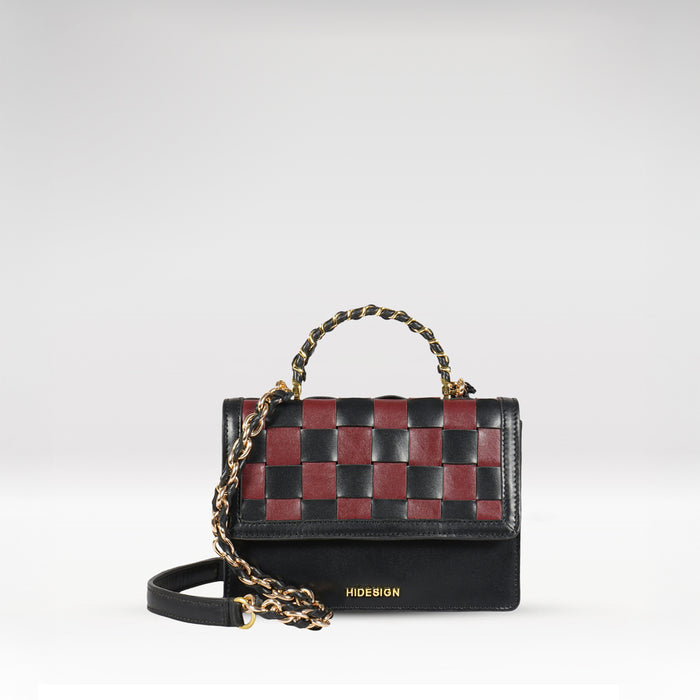 Peyote 03 Black Leather Sling Bag