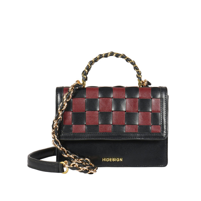 Peyote 03 Black Leather Sling Bag