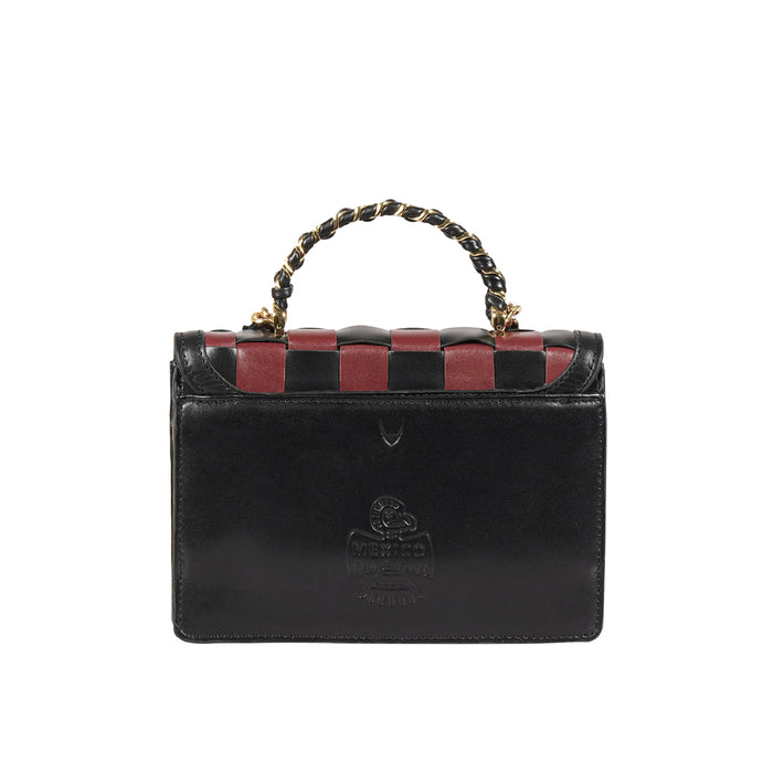 Peyote 03 Black Leather Sling Bag