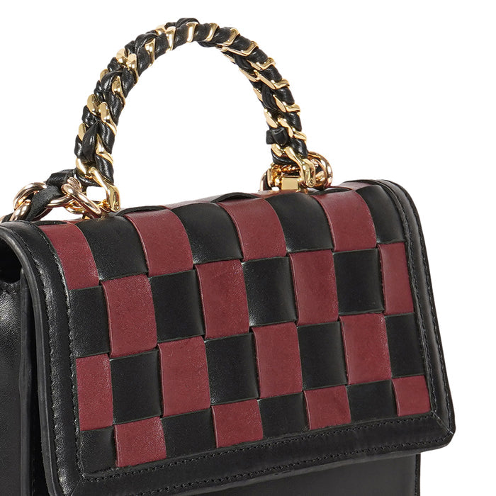 Peyote 03 Black Leather Sling Bag