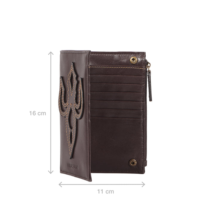 Peyote W1 Brown Leather Passport Holder