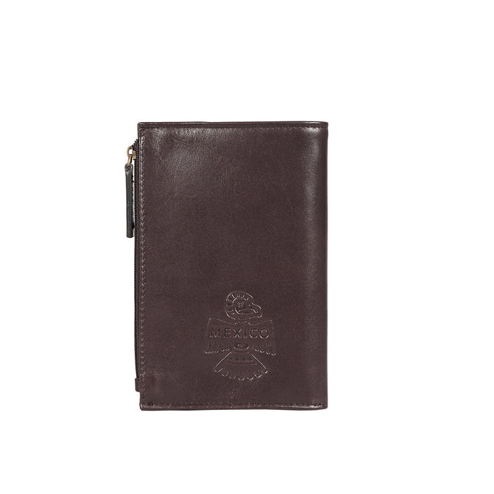 Peyote W1 Brown Leather Passport Holder