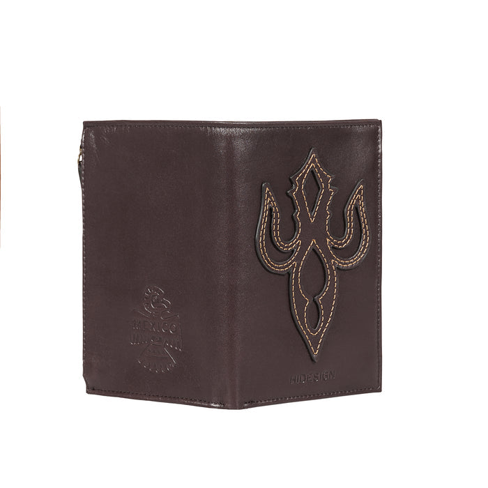 Peyote W1 Brown Leather Passport Holder