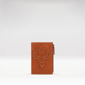 Peyote W1 Orange Leather Passport Holder