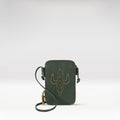 Peyote W2 Green Leather Sling Wallet