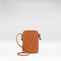 Peyote W2 Orange Leather Sling Wallet