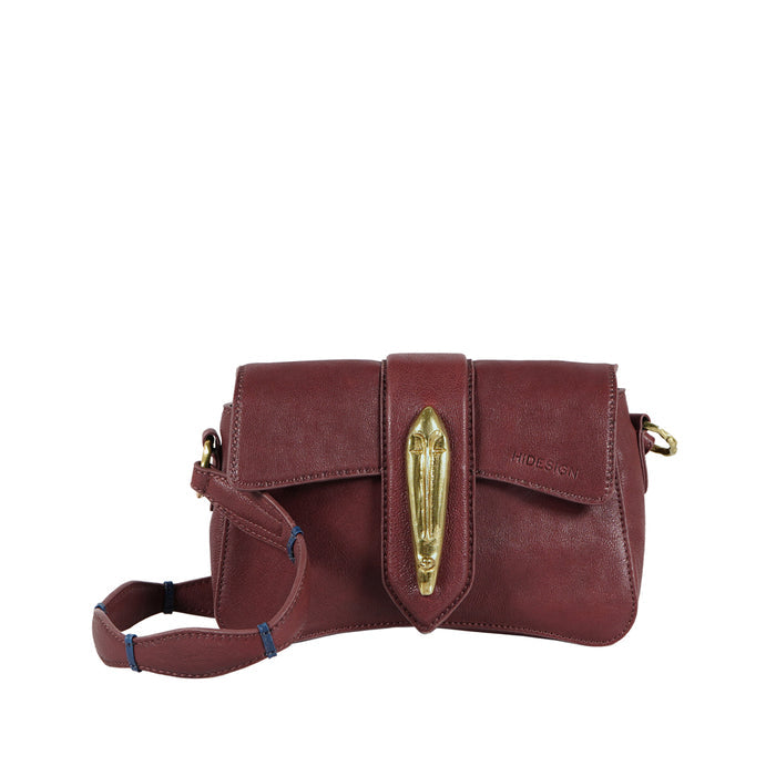 Pharaoh  02 Red Leather Shoulder Bag