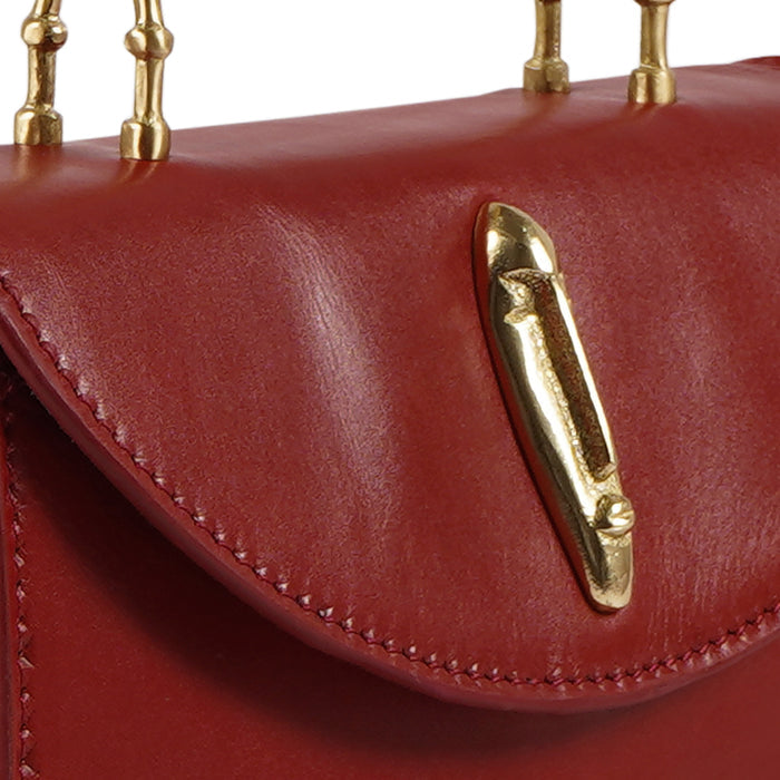 Pharaoh  03 Red Leather Sling Bag