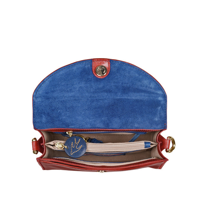 Pharaoh  03 Red Leather Sling Bag