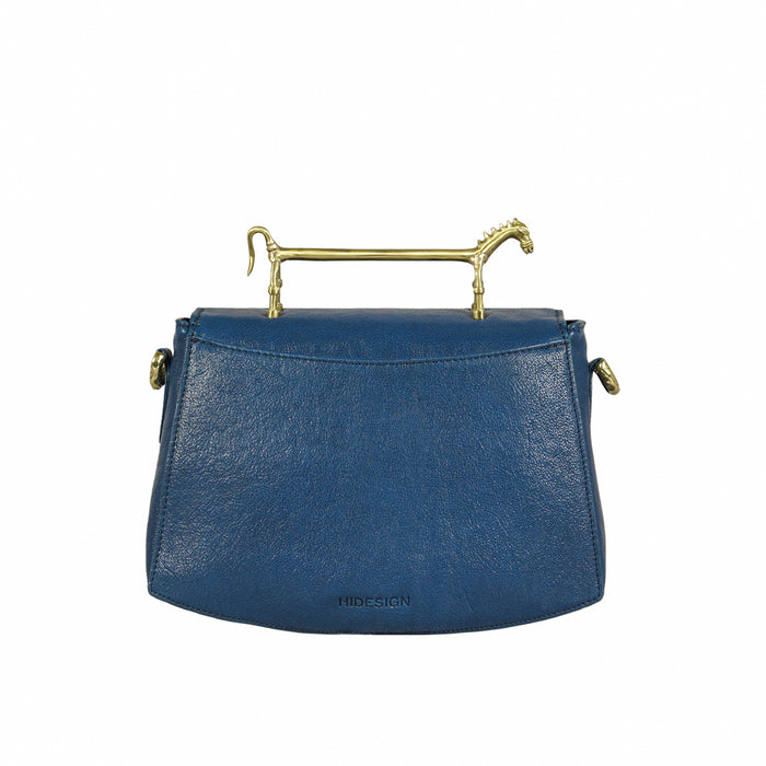 Pharaoh  04 Blue Leather Sling Bag