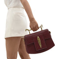 Pharaoh  04 Red Leather Sling Bag